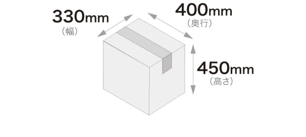 受け取り可能サイズ図